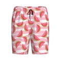 thumbnail image 4 of Wukai Sweet Watermelon Men’s Short Pajama Pants With Pockets Soft Sleep Pj Shorts for Men-4X-Large, 4 of 6