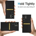 thumbnail image 6 of Samsung Galaxy S24 Ultra with Card Holder - Wallet Phone Case Galaxy S24 Ultra Hold 1-2 Cards for Women Men - Protective Soft Silicone Card Case for Samsung Galaxy S24 Ultra Black, 6 of 15