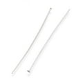 thumbnail image 2 of 1Bag 304 Stainless Steel Flat Head Pins, Stainless Steel Color, 50x0.7mm, 21 Gauge, Head: 1.5mm, 500pcs/bag, 2 of 2