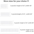 thumbnail image 6 of Clear freestanding Dog gate for Indoor use,Pet Gates for doorways no Drilling,Acrylic Foldable Dog gate for Stairs with Support feet (2 Panel - 40''W x 23''H), 6 of 10