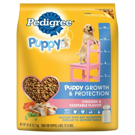 pedigree puppy growth and protection pedigree puppy growth and protection chicken vegetable flavor food 28 pounds pedigree puppy growth and protection pedigree puppy growth and protection chicken vegetable flavor food 28 pounds
