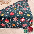 thumbnail image 3 of Cozy Printed Throw Christmas Blanket - 300 GSM Fleece Throw Size for Home Decoration, Ultra Soft Blanket (Throw - 50" x 60") - I, 3 of 6