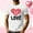 White, variant on COSFO Short Sleeve Big And Tall Shirts for Men Workout Valentine's Day Crew Neck Love Heart Tops Regular Fit Pullover Vacation Mens Graphic Tees
