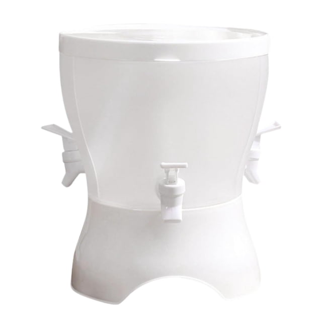 Calcera fría con jarra de agua helada de grifo fácil de limpiar con compartimentos con recipiente de agua fría desmontable girando para barra de