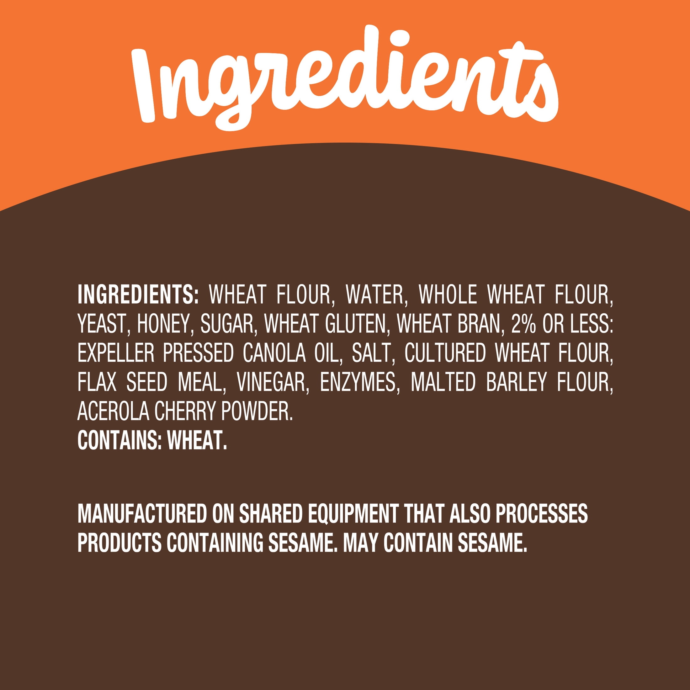 Nature's Own Honey Wheat, Honey Wheat Sandwich Bread, 20 oz Loaf