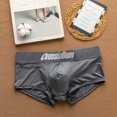 thumbnail image 1 of Men Triangle Underwear Low Rise Fashion Increase Capsular Elasticity Body Bag Hugging Comfortable Briefs Slip Dropshipping boxer gray M, 1 of 6