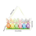thumbnail image 3 of Easter Eggs with Bunnys Ears Flowers and Letters, Surprise Easter Eggs Tabletop Ornaments, for Basket Stuffers Spring Party Decor Garland Crafts, 3 of 6