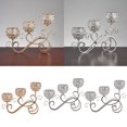 thumbnail image 1 of Candelabro de cristal de 2 piezas, bola de cristal de europeo, candelabro de la luz de para bodas, cumpleaños, celebra Baoblaze Candelabros de cristal, 1 of 8
