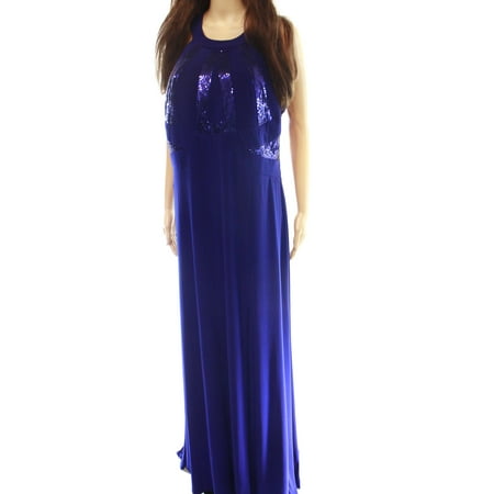 nightway plus size sequin flowy gown