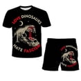 thumbnail image 2 of 2023 año verano Jurassic World Dominion moda niño niña pantalones cortos ropa niños camiseta ropa niños 1-14 años ropa Suit14T Gao Jinjia LED, 2 of 2