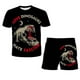 thumbnail image 2 of 2023 año verano Jurassic World Dominion moda niño niña pantalones cortos ropa niños camiseta ropa niños 1-14 años ropa Suit4T Gao Jinjia LED, 2 of 2