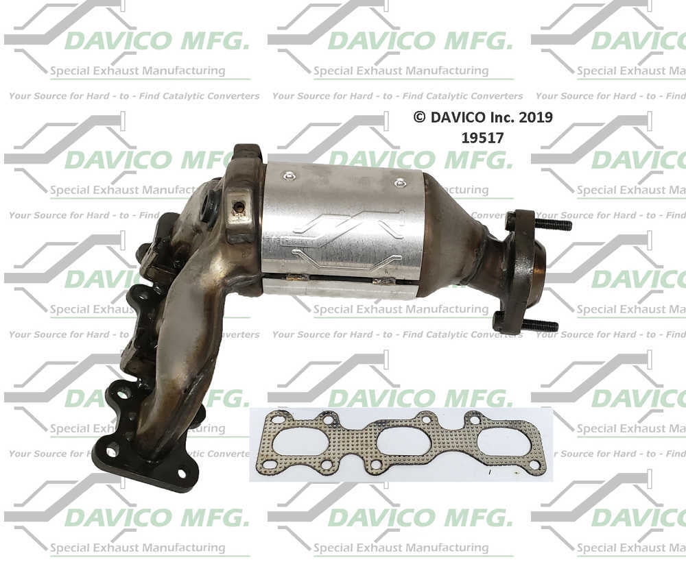 Davico Mfg Catalytic Converter P/N:19517 Fits select: 2013-2015 FORD EXPLORER, 2013-2015 FORD TAURUS