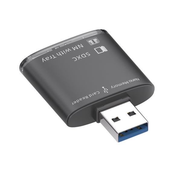 USB2.0/USB3.0 to Card Reader Compatible for Multiple Operating Systems Fast Data Transfer Speed