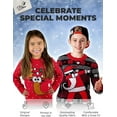 thumbnail image 5 of Tstars Ugly Christmas Sweater Big Trex Santa - Children Funny Youth Kids Long Sleeve T-Shirt, 5 of 6