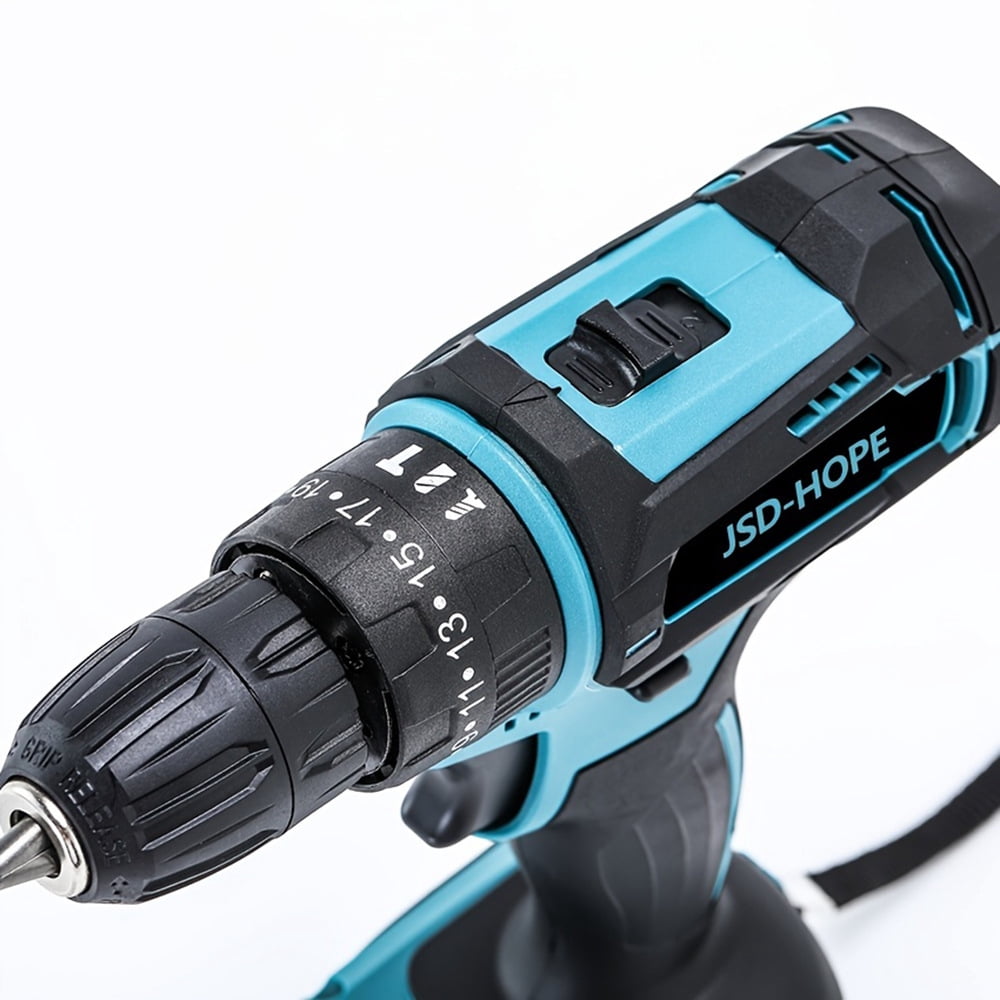 High-Power Brushless Cordless Drill/Driver, Multi-Function Lithium-ion Electric Screwdriver for Home Use