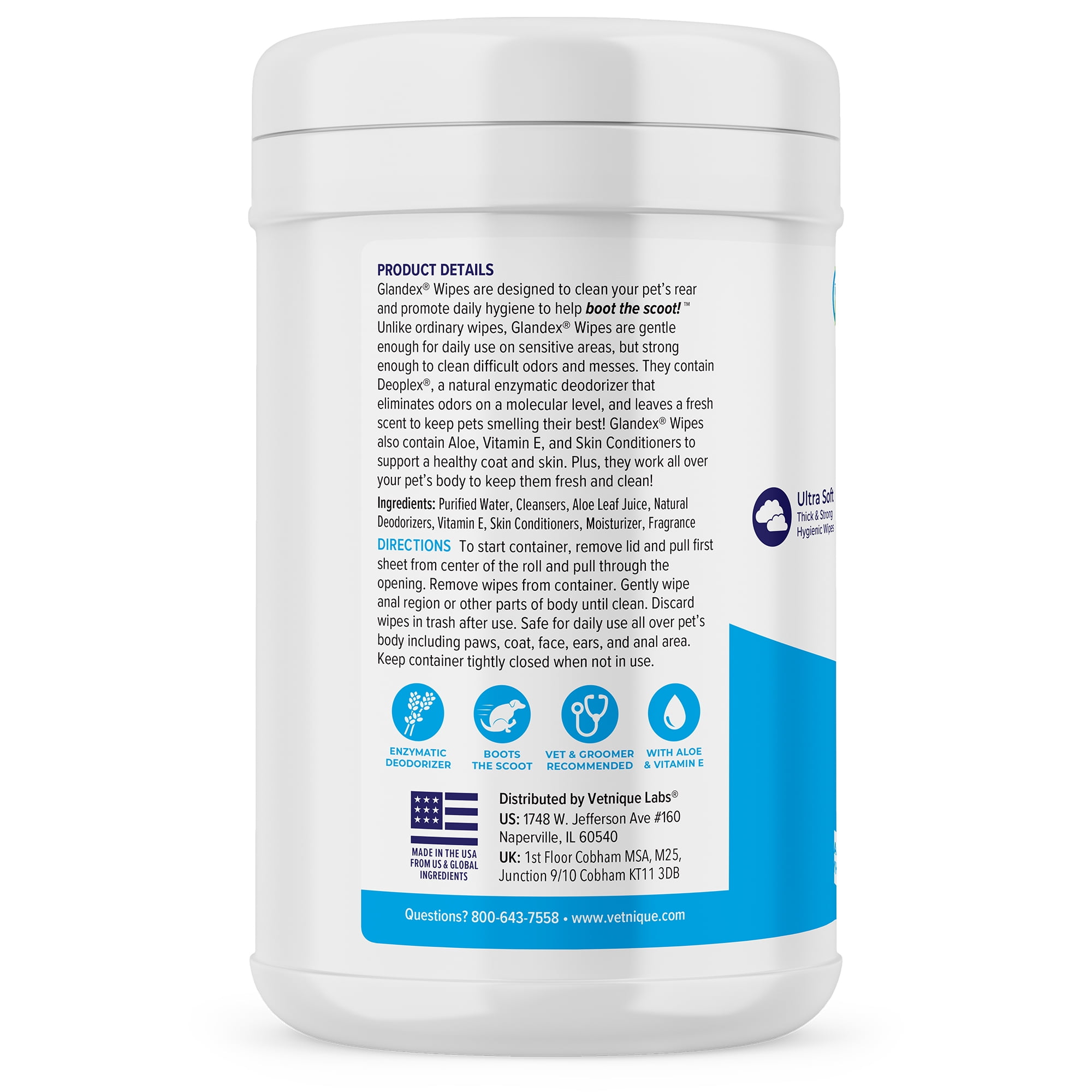 Glandex wipes sales