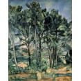 thumbnail image 2 of Cezanne, Paul 26x32 Black Ornate Wood Framed with Double Matting Museum Art Print Titled - The Aqueduct (Montagne Sainte-Victoire Seen Throug, 2 of 4