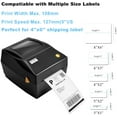 thumbnail image 2 of Label Printer, 4x6 Thermal Printer, Commercial Direct Thermal High Speed USB Port Label Maker Machine, Etsy, Ebay, Amazon Barcode Express Label Printing,White, 2 of 7
