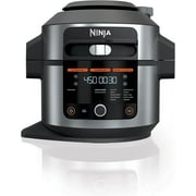 Restored Ninja OL501 Foodi Pressure Cooker Steam Fryer, Silver (Refurbished)