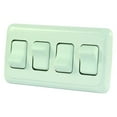 thumbnail image 2 of JR Products 12331 On/Off Switch with Bezel - Quad Switch, White, 2 of 2