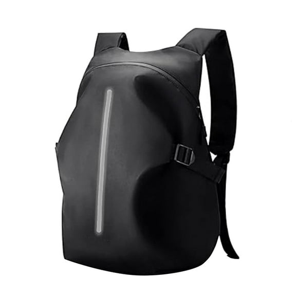 Mochila de motocicleta, mochila de , bolsa de almacenamiento para casco, portacasco ligero, gran capacidad para trekking, senderismo y viajes.