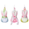 thumbnail image 1 of Colgante de muñeco sin rostro de conejito de Pascua con luces LED, adornos de Gnomo de conejito colgante de Pascua para decoración del hogar de Fiesta de Pascua, 1 of 8