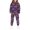 Dark Purple, variant on Halloween Hoodies for Teen Girls 2 Piece Tracksuit Funny Cute Long Sleeve Hooded Hoodies Fall Winter Casual Fleece Sweatpants (Black, 6-7 Years)