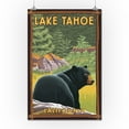 thumbnail image 2 of Lake Tahoe, California, Black Bear in Forest (16x24 Giclee Gallery Art Print, Vivid Textured Wall Decor), 2 of 3