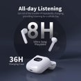thumbnail image 2 of Auriculares inalámbricos CXK Bluetooth 5.3 36H Playtime con estuche de carga, 2 of 7
