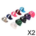 thumbnail image 1 of 2x1 Pieza de Guitarra de Celuloide, Púas para Dedos, Púas para Pulgar, Púas para Uñas, Piezas de Instrumentos de Cuerda 2 piezas, 1 of 8