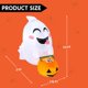 thumbnail image 5 of Joiedomi Ghost inflable para Halloween, 1,4 m, con cesta de caramelos, 5 of 8