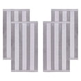 thumbnail image 2 of Superior Cotton Striped Oversized Beach Towel Set of 4, 34" x 64", Light Grey, 2 of 11