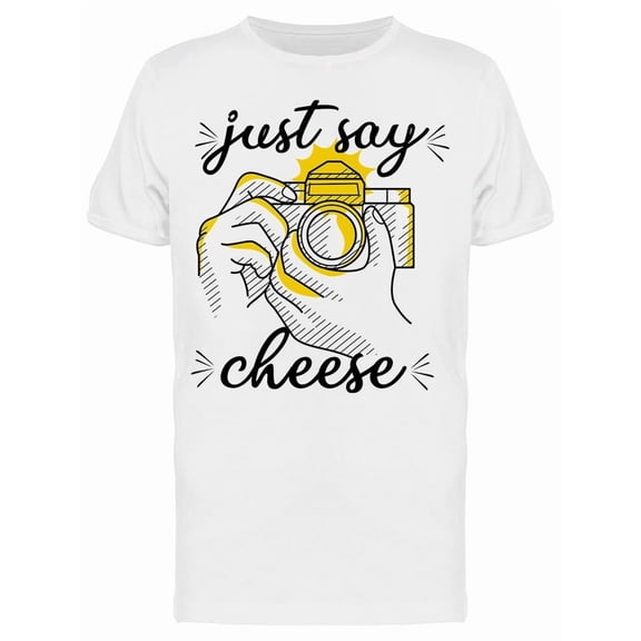 Camera Cheese Tee Men's -Image by Shutterstock