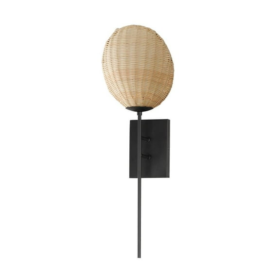 12601NABK Maxim Lighting Maldives - 1 Light Wall Sconce-25.75 Inches Tall and 8 Inches Wide
