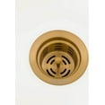 thumbnail image 7 of Ruvati USA RVA1049GG Extended Garbage Disposal Flange with Deep Basket Strainer - Matte Gold Satin Brass, 7 of 7