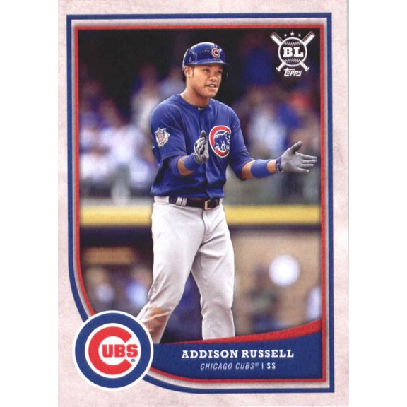 Collectible 2018 Topps Big League #202 Addison Russell Cubs MLB Baseball Trading Card