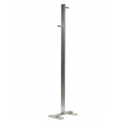 Econoco - BA46SC Bauhaus Series Adjustable 2-Arm Costumer in Satin Chrome Finish