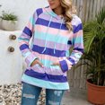 thumbnail image 2 of Sudadera Con Capucha Para Mujer, Estampados De Fibra De Poliéster, Sudadera De Manga Larga, Forro Polar, Cómodos Bolsillos Grandes Para Uso Diario ANGGREK  No, 2 of 6