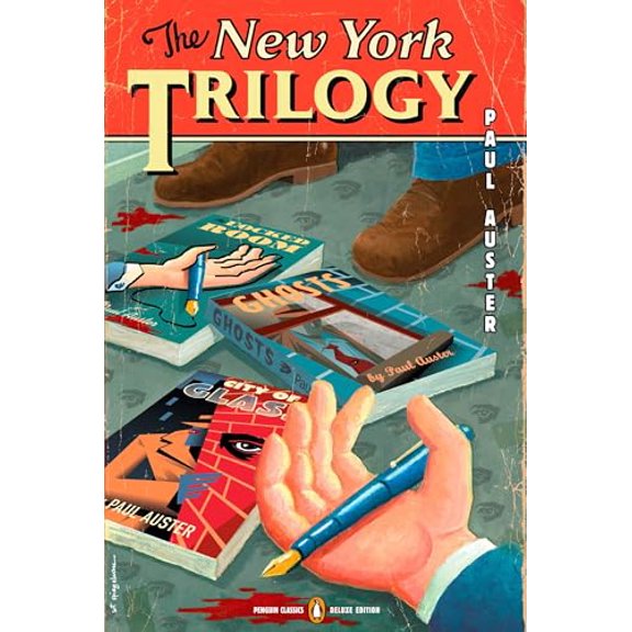 Pre-Owned The New York Trilogy: (Penguin Classics Deluxe Edition) (Paperback) by Paul Auster, Lucy Sante, Art Spiegelman