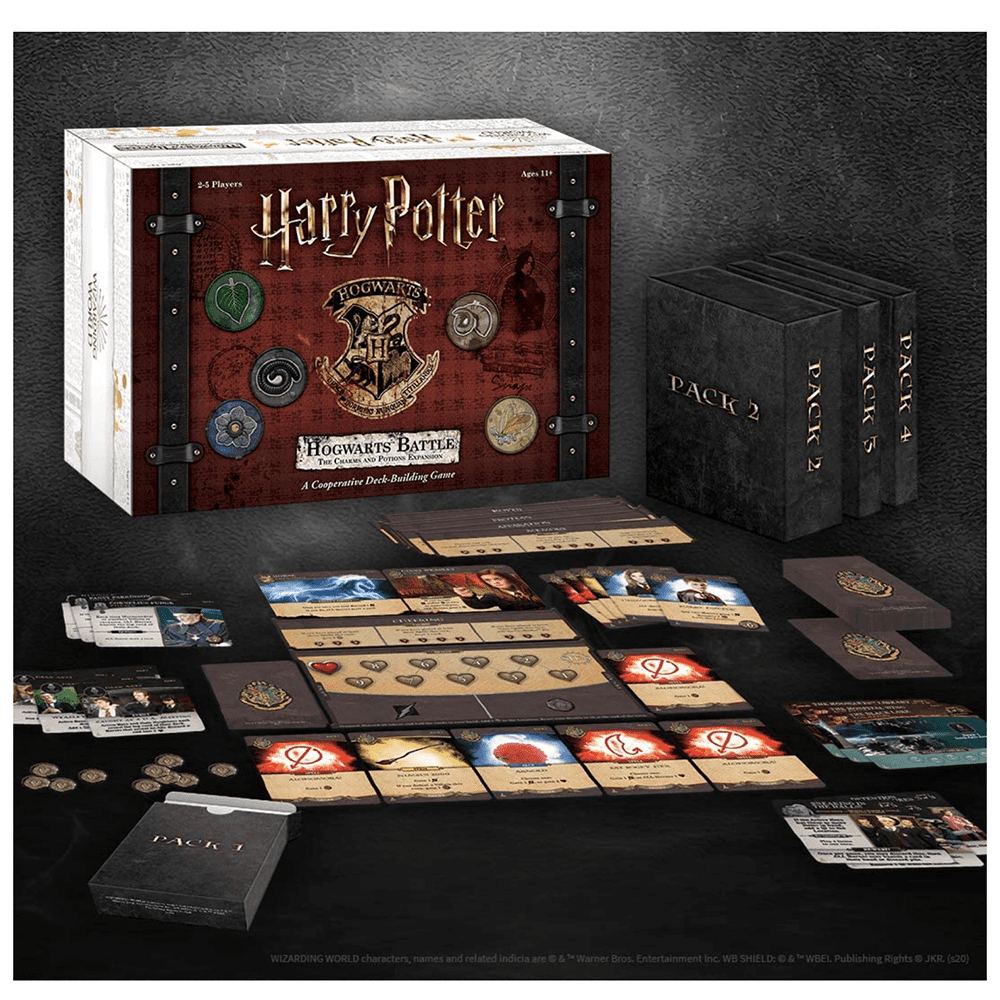 USAOPOLY Harry Potter: Hogwarts Battle - The Charms and Potions Expansion/Second  Expansion to Harry Potter Deckbuilding - Walmart.com