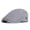 Gray, variant on Korean Version Simple Plain Cotton Beret for Men Spring Summer British Retro Artistic Sunshade Duckbill Forward Cap Unisex