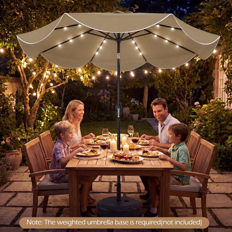 bj's outdoor patio umbrellas BJ Offset Solar Umbrella Replacement Canopy The North Face Borealis 09/25 Custom Debossing:Yes Please