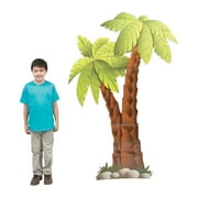 Fun Express Palm Trees Stand-Up Party Decor - Vibrant Tropical Decoration for Luau Beach & Summer Themed Events - Perfect for Fun Celebrations Outdoor Parties & Tropical Weddings - 1 Piece