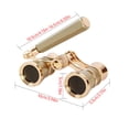 thumbnail image 6 of 3x25 Mini Metal Binoculars 3x25 Lightweight  Binocular With Built-in Foldable Handle For Adults Kids Women In Musical Concert Performances, 6 of 7