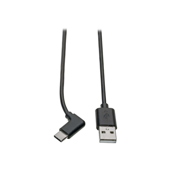 Eaton Tripp Lite Series USB-A to USB-C Cable Right-Angle USB-C USB 2.0 M/M 6 ft. 1.83 m