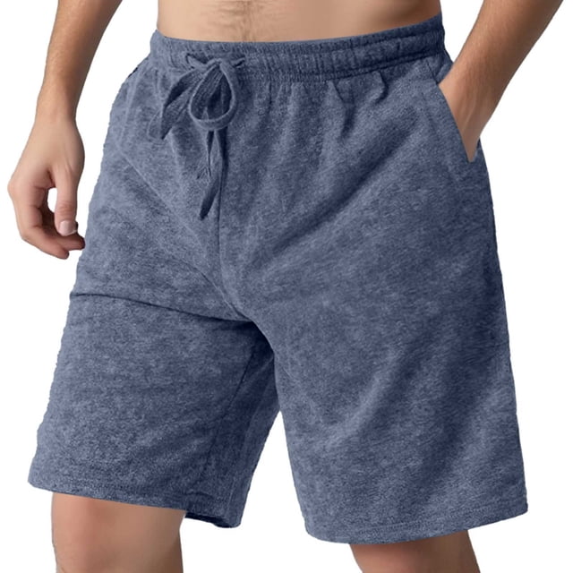 Pantalones cortos deportivos holgados de verano para hombre, con cintura elástica, poliéster, perfectos para la playa o las vacaciones (S-XXXL)