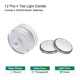 thumbnail image 3 of Unique Bargains 12Pcs Bright LED Tea Light, Green Waterproof Flameless Candles Color Change Party Wedding Festivals Decor, 3 of 7