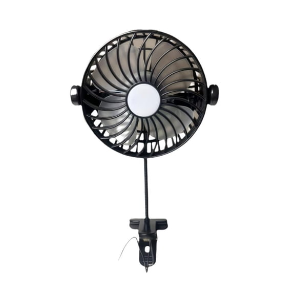 4.5W Brushless Clip Fan Low Noise Strong Airflow 360 Flexible Gooseneck Metal Clip USB Desk Fan For Dorm Office Bedroom
