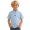 a-Sky Blue3810, variant on Boys Kids Casual Solid Color Short Sleeve Polo Shirt Stand Collar With Placket Button Regular Fit Top For Spring Summer Daily Wear Sky Blue 9-10 Years