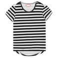 thumbnail image 4 of BTween Girls 4 Piece Summer Tops Fashionable Short Sleeve T-Shirt Casual Daily Shirt for Kids Assorted Colors, 4 of 7